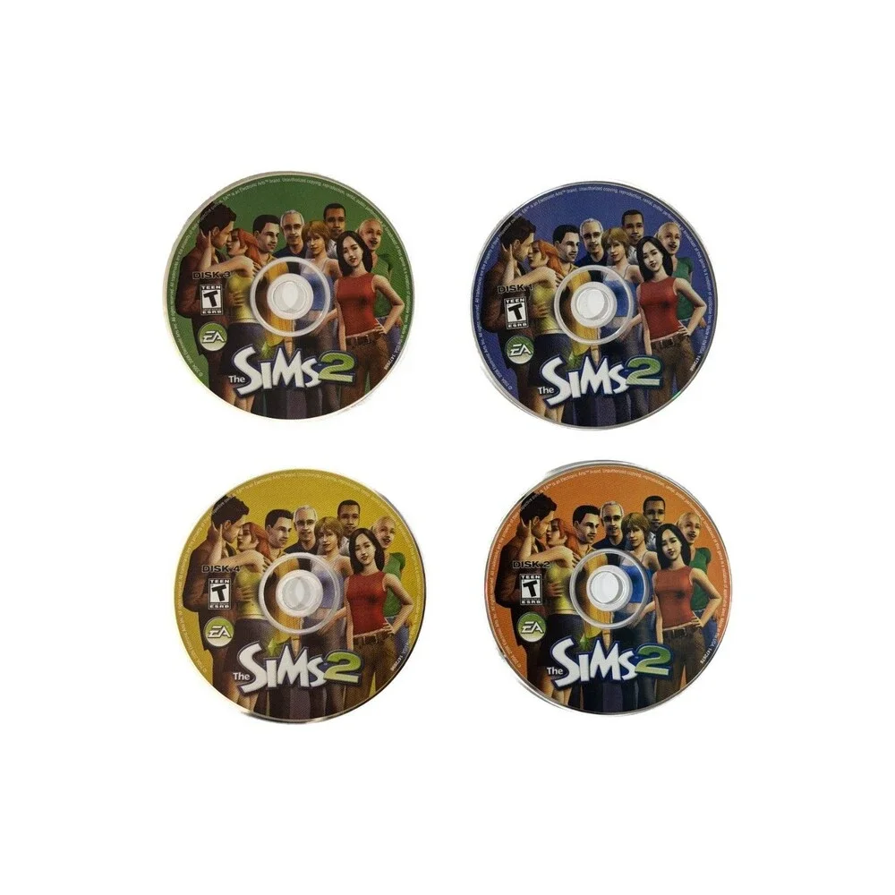 Sims 1 & 2 PC Lot 9 Games Deluxe Double Deluxe